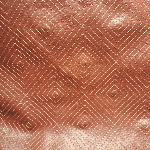 Liz & Co Purse Half Moon Bag Satchel Rosewood Vegan Leather Handbag boho hippie - Picture 3 of 15